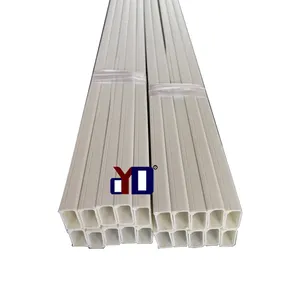 CE Certification Plastic PVC Solid Through Under Desk Electric Wire Management Cable Tray Trunking
