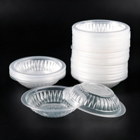 Assiettes jetables en gros pour sauces et condiments, idéales pour les plats à emporter, en plastique PP de qualité alimentaire