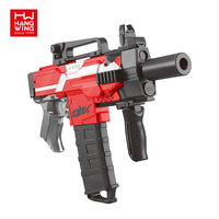 Fusil Mitrailleur Électrique Monocouleur pour Enfants, Jeux de Tir en Plein Air, Pistolet à Balles Souples avec Sons, Jouets et Cadeaux pour Enfants