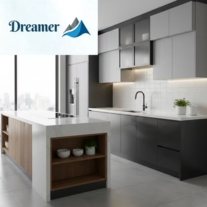 North <strong>American</strong> Shaker <strong>Style</strong> Modular Kitchen Cabinet with Eco-Friendly Solid Wood Construction MDF Door <strong>Panels</strong> Soft Close Hinges - Product Image 1