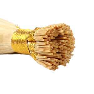Extensiones <span class=keywords><strong>de</strong></span> <span class=keywords><strong>Cabello</strong></span> Humano Liso Rubio 613 con Punta I, 50 Piezas/Set, <span class=keywords><strong>Cabello</strong></span> <span class=keywords><strong>Natural</strong></span> Real con Punta I, Económicas para Salón, 100% Queratina Remy - Product Image 2