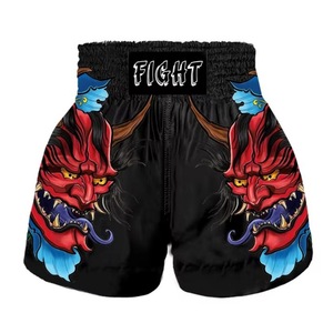 Giữa Chiến Đấu Cao Riêng Mặc Tổng Công Ty Muay Thái MMA Quần Short Kickboxing Đấm Bốc Chiến Đấu Quần Short Cho Nam Giới Tùy Chỉnh Thiết Kế Trong Giá Thấp - Product Image 2