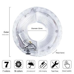 Lumière de moyeu de vélo d'équilibre pour enfants, rechargeable par USB, étanche, au design tendance, avec éclairage de roue à rayons, très vendue pour usage extérieur - Product Image 5