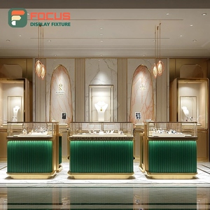 Fabricant de vitrines de présentation de bijoux sur mesure, cadre métallique, comptoir de centre commercial, vitrine en verre - Product Image 3