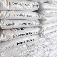 Granulés d'acrylique PMMA de qualité alimentaire ChiMei Taïwan CM-203 CM-211G CM-205G transparents pour extrusion et moulage, qualité médicale