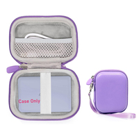 Estuche rígido universal de EVA para AirPods, pendrive USB, reloj inteligente y auriculares con cable/Bluetooth Organizador de viaje compacto
