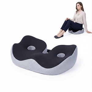 Cuscino in Memory Foam <span class=keywords><strong>per</strong></span> Sedile <span class=keywords><strong>Auto</strong></span> e Ufficio, Antiscivolo, <span class=keywords><strong>per</strong></span> Alleviare il Dolore Sciatico, Lombare e del Coccige, Traspirante, Rimovibile e Lavabile - Product Image 1