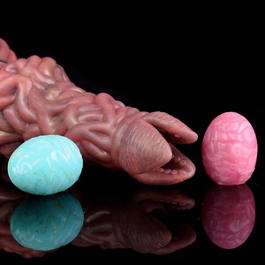 Dildo Ovipositor Monstruoso con 5 Bolas, Dildo Inflable de Silicona con Bomba para Mujer, Dilatadores Anales con Nudos para Uso Anal - Product Image 3