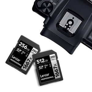 Carte SD Lexar 1667X 256G Carte mémoire professionnelle 64G 128G SDXC U3 Max 250m/s Plastique pour appareil photo numérique <span class=keywords><strong>4K</strong></span> - Product Image 5