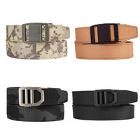 Ceinture tactique pour homme de grande taille, 1,5 pouce, pour usage extérieur, avec système de rail, ceinture à cliquet en nylon EDC