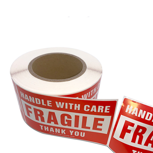Vente chaude 5 "x 3" 500 étiquettes poignée auto-adhésive avec étiquette d'avertissement d'expédition d'entretien étiquette fragile - Product Image 4