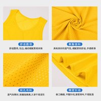 Gilet d'entraînement de football en polyester de haute qualité bavoirs confortables en maille respirante Pinnies de football Service OEM de vêtements hauts pour les équipes