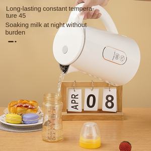 Tetera eléctrica digital inteligente de 1,7 litros R al por mayor caldera de agua caliente inalámbrica de doble pared con control de temperatura teteras inteligentes - Product Image 2