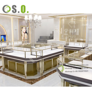 Fancy Custom Beautiful Luxury Jewellery Table Cases Tienda minorista Exhibición de joyería - Product Image 5