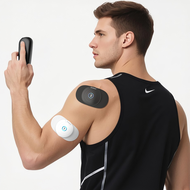 Wholesale Portable 12 Modes Transcranial Direct Current Stimulation Neck Shoulder Body Massager Tens Unit