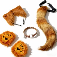 Nouveau Masque de Renard Chinois de Studio Halloween Strange Tales, Demi-Masque de Masquerade, Visage de Renard Spirituel, Visage de Chat, Accessoire Queue de Renard pour Hommes