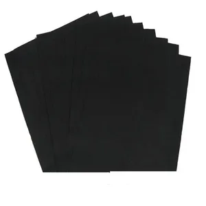 Wholesale Smoothly Customized 110gsm C2s Black Cardboard Paper