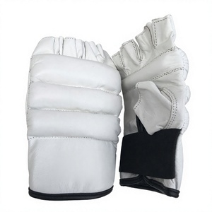 Gants de boxe sans doigts avec impression par sublimation du logo, adaptés au taekwondo, au muay thai, au karaté, en cuir synthétique PU. - Product Image 5