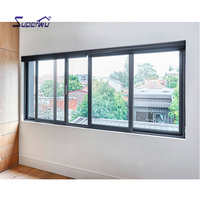 Mampara Plegable de Aluminio y Vidrio Resistente a Huracanes, Aprobada por la NFRC de Florida y Miami-Dade, Estilo Moderno Horizontal para Hotel