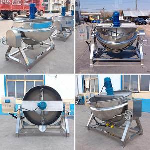 Olla Eléctrica de Vapor, Gas, Calor, Aceite, con Chaqueta Térmica, 50 Litros, 30 Galones, con y sin Agitador - Product Image 2