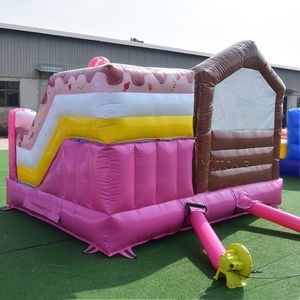 Aufblasbare Hüpfburg Verkaufsschlager Kommerziell Klein <span class=keywords><strong>Pink</strong></span> für Draußen Sprung- und Spielhaus - Product Image 3