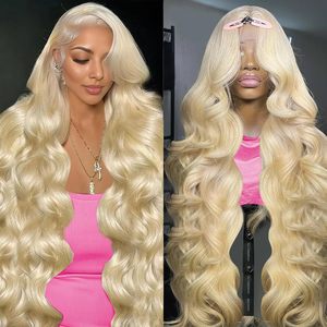 Peluca de Cabello Humano con Frente de Encaje HD 13x6, Ondas Profundas Rubias 613, 150% de Densidad, Pre-Desplumada, Ondas de Agua 360, Pelucas de Cabello Humano para Mujer - Product Image 1