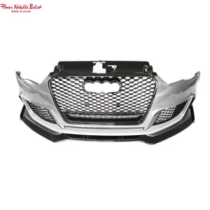 RS3 Style Bodikits For Audi A3 S3 8V Front Bumper With Grill Front Lip Bodykit 2013 2014 2015 2016 8V5807065BGRU A3 Bumper