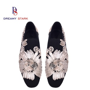 Chaussures Oxford de mariage pour hommes, fabriquées à la main en Italie, en tissu à motif spécial, de haute qualité, vintage, luxueuses, confortables, en cuir véritable - Product Image 3