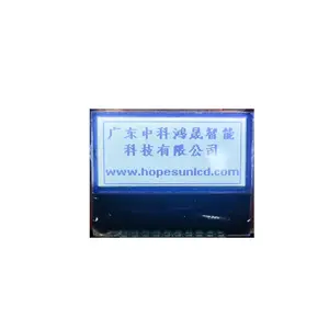 1.87นิ้วสีดำและสีขาว LCD 128x64 Dot Matrix โมดูลกราฟิกโมดูล LCM 12864 COG LCD FPC หมอก LCD