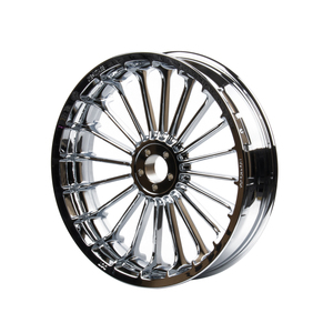 18x4.25 Chrome bánh trước/vành phù hợp với '18-Sau đó chất béo cậu bé nhôm chất béo nói giả mạo Chrome tuabin bánh xe không săm với Hube - Product Image 6