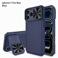 Coque Magnétique HEYBINGO pour IP 17 18 Pro Max avec Support Coulissant pour Objectif et Protection Anti-Chute – Élégante
