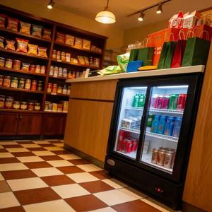 Refrigerador Exhibidor de <span class=keywords><strong>Cerveza</strong></span> con 3 Puertas Corredizas de Vidrio, Enfriador de Botellas Bajo Mostrador, Vitrina Refrigerada para Bar - Product Image 2