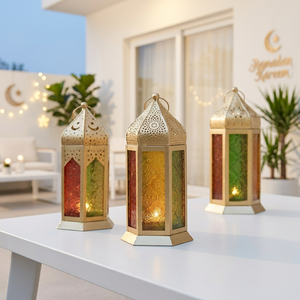 Fabricants de lanternes marocaines en métal personnalisées pour la décoration du Ramadan, la maison et les événements - Product Image 1