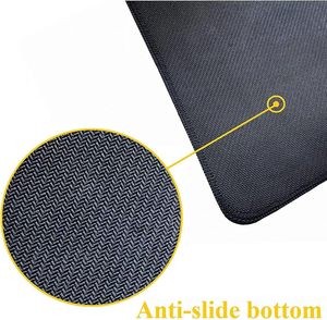 Alfombrilla de ratón para juegos blanca con contorno topográfico MIO, alfombrilla de escritorio grande XL, Base de goma antideslizante, líneas de mapa geográfico para interiores, MIO extendido - Product Image 6