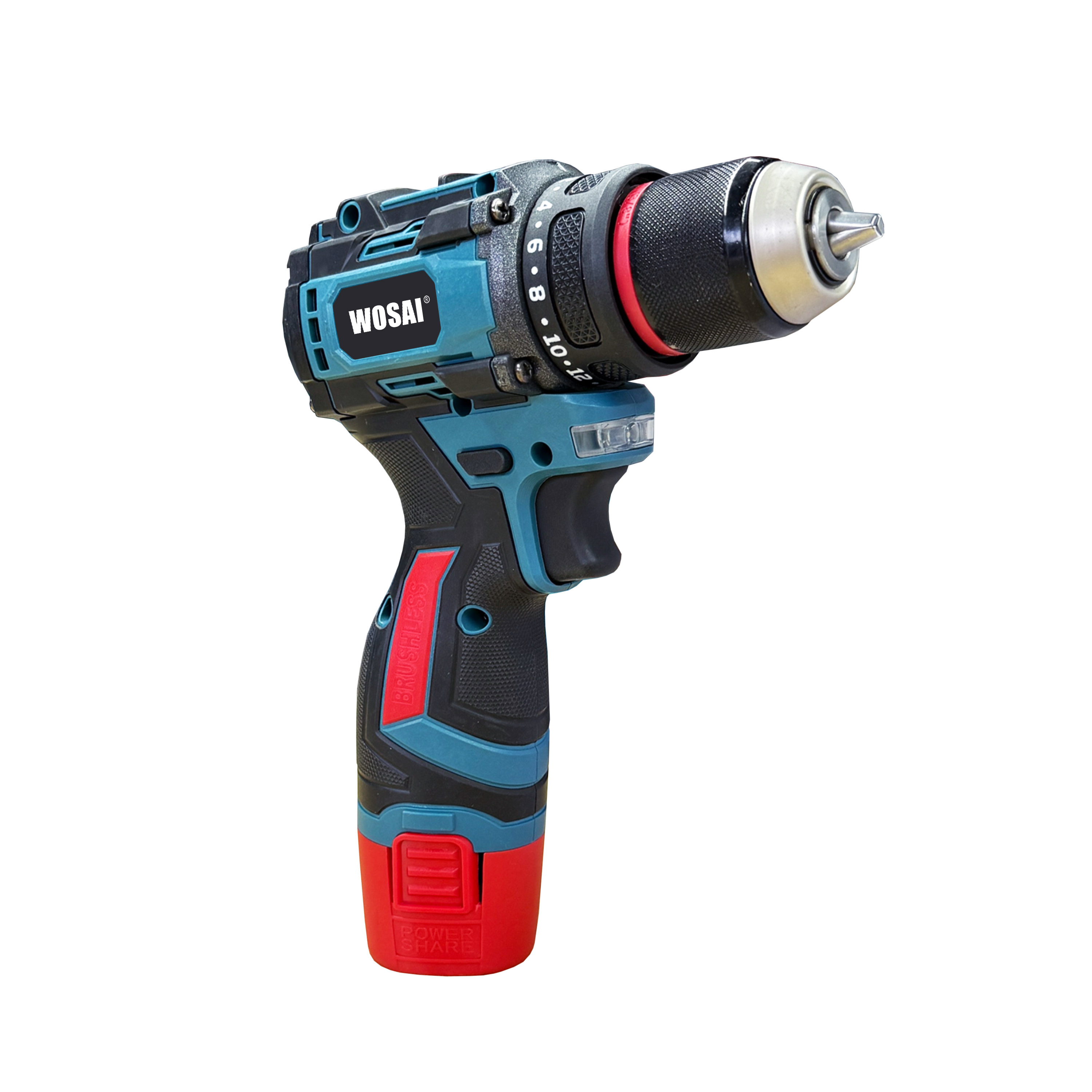 WOSAI 12V Cordless Drill Brushless Electric Screwdriver Power Driver with DC Lithium Ion Battery Power Tool Drill · image 6