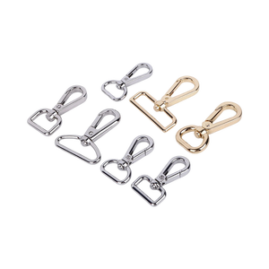 Cao cấp an ninh Túi Xách Móc lần lượt khóa Clasp Kẽm hợp kim sang trọng rắn <span class=keywords><strong>brass</strong></span> Vàng kết thúc thấp moq Nhà máy cung cấp - Product Image 1