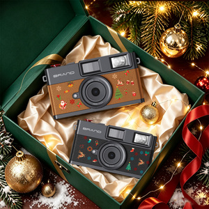 กล้องดิจิตอลวินเทจขนาดเล็กแบบไม่มีหน้าจอ เซ็นเซอร์ CMOS 8MP กล้องแบบชาร์จไฟได้ สำหรับเป็นของขวัญวันคริสต์มาส - Product Image 1