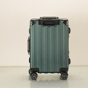 Trolley Suitcase 20 Inch Spinner Lightweight Portable Aluminum Frame Unisex Carry On Leisure Travel ABS <b>Material</b> - Product Image 3