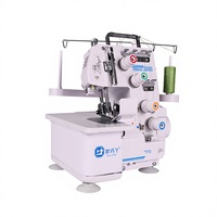 Machine à coudre surjeteuse portable multifonction Dejia BL4-434D, haute vitesse, mini, électronique, domestique, à plat, avec commande PLC