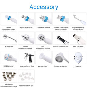 Appareil de peeling aquatique 15 en 1, machine de dermabrasion faciale à oxygène, machine de soins hydro-faciaux - Product Image 5