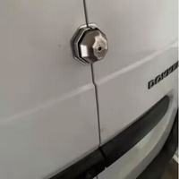 YH2199 Serrure de porte de garage ronde à manille en acier caché