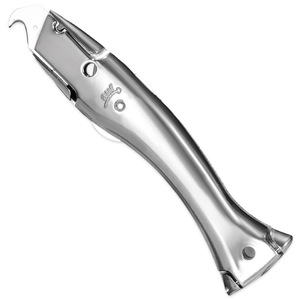 Cable Stripping <b>Tool</b> Aluminum Blade Straight Edge Industrial Grade 140mm Handle Fish Shaped Hook Knife Blades <b>Pack</b> Of 10 - Product Image 3