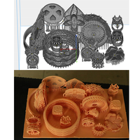 Imprimante 3D DLP résine 4K avec moteur léger 3840x2160P Support STL OBJ SLC Fichiers pour le moulage de bijoux