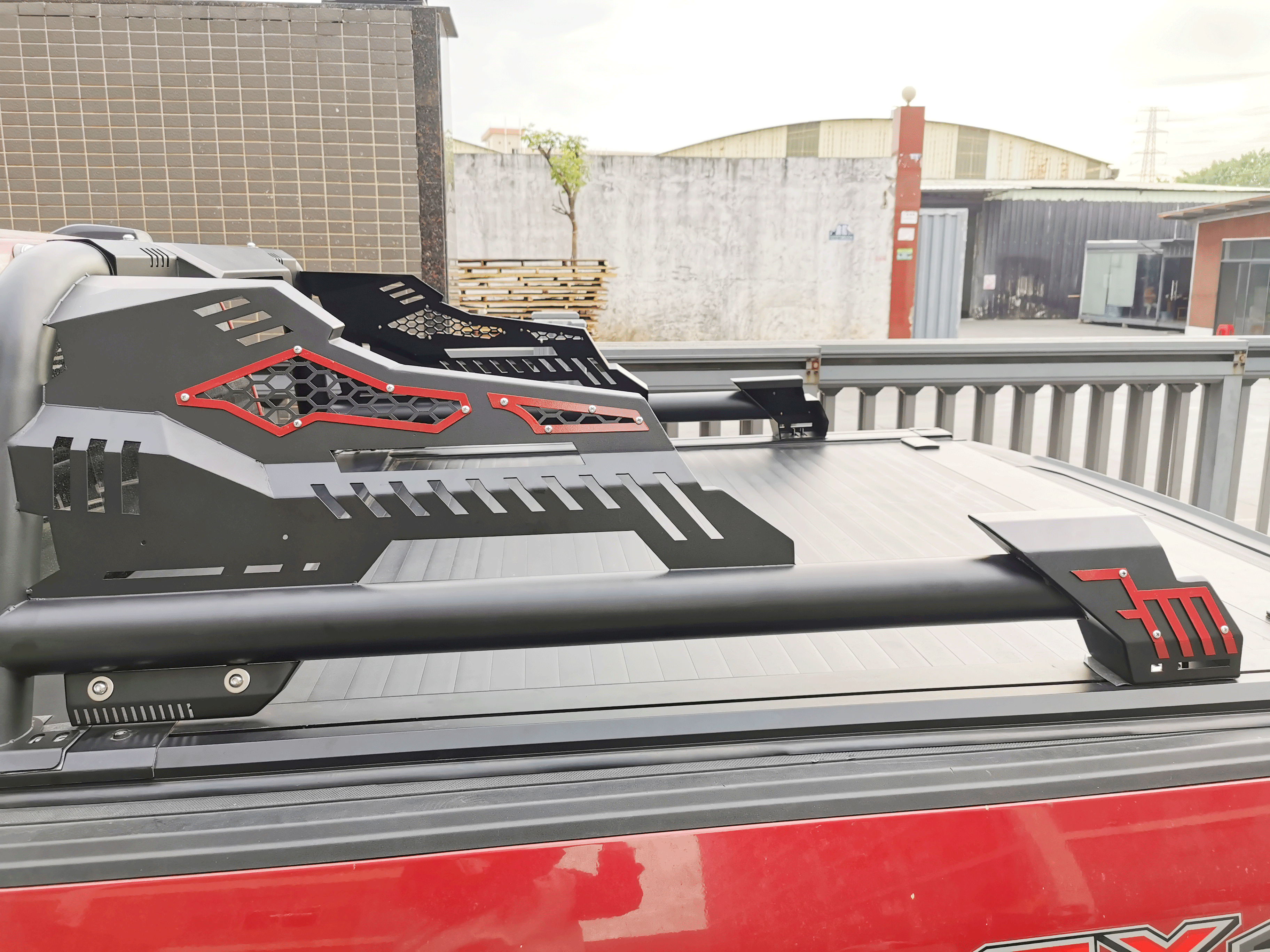 Рулонная штанга для пикапа, стальная рама, козловая платформа с крышей, козловая платформа для TOYOTA HILUX NISSAN NAVARA NP300 2020, грузовая стойка