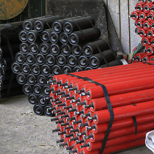 Rullo girocollo trasportatore rinforzato in acciaio al carbonio ad alta resistenza utilizzato per applicazioni di trasporto di macchine - Product Image 6