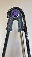 Nouvelle lampe PDR professionnelle pour la réparation de bosses de voiture, avec lumière LED réglable 9 couleurs et support de lampe rotatif à 360 degrés pour poste de travail