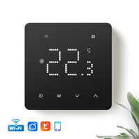 Beok Wifi Tuya Thermostat de chambre intelligent 16A Thermostat de chauffage par le sol électrique Commutateur de contrôleur de température avec capteur 3M