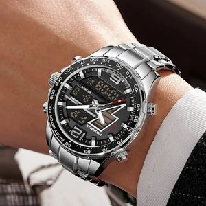 Gran oferta LIGE 0034 Reloj Digital para Hombre, reloj de pulsera resistente al agua de 50m, Reloj LED de cuarzo, Reloj deportivo para Hombre, relojes grandes para Hombre, Reloj para Hombre - Product Image 4