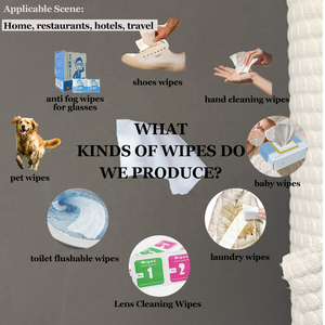 Logotipo personalizado Individual Mão Limpeza Tecidos Eco-Friendly Não-tecidos Toalhetes Húmidos Atualizar para Restaurante Hotel Viagem Pacote Único - Product Image 5