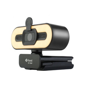 D2 Full HD <strong>Web</strong> <strong>Camera</strong> with Microphone for PC Laptop 1080P Live Streaming Flexible USB Interface With Light - Product Image 2